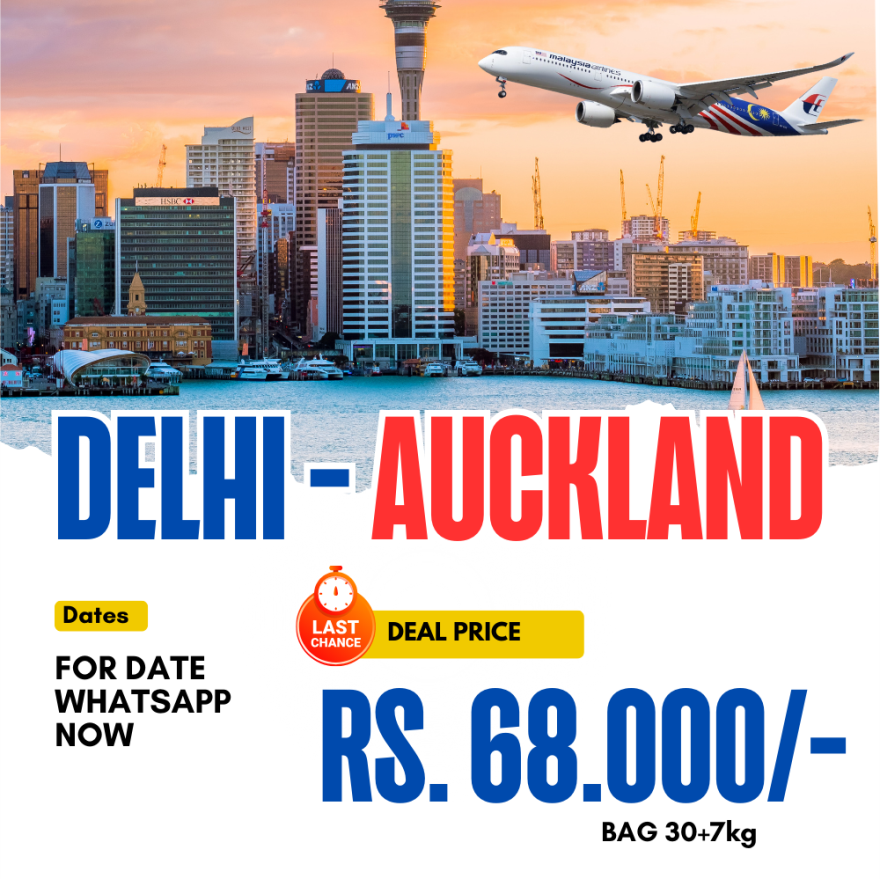 DELHI-AUCKLAND BEST FARE